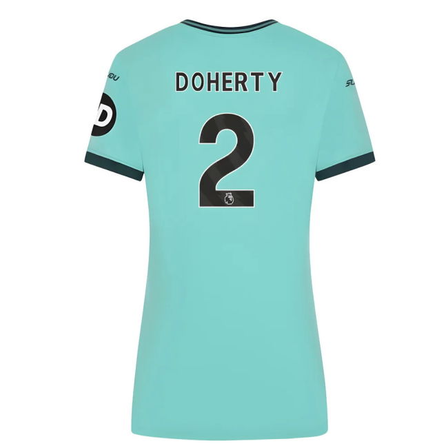 2025-2026 Wolves Away Top (Womens) (Doherty 2)