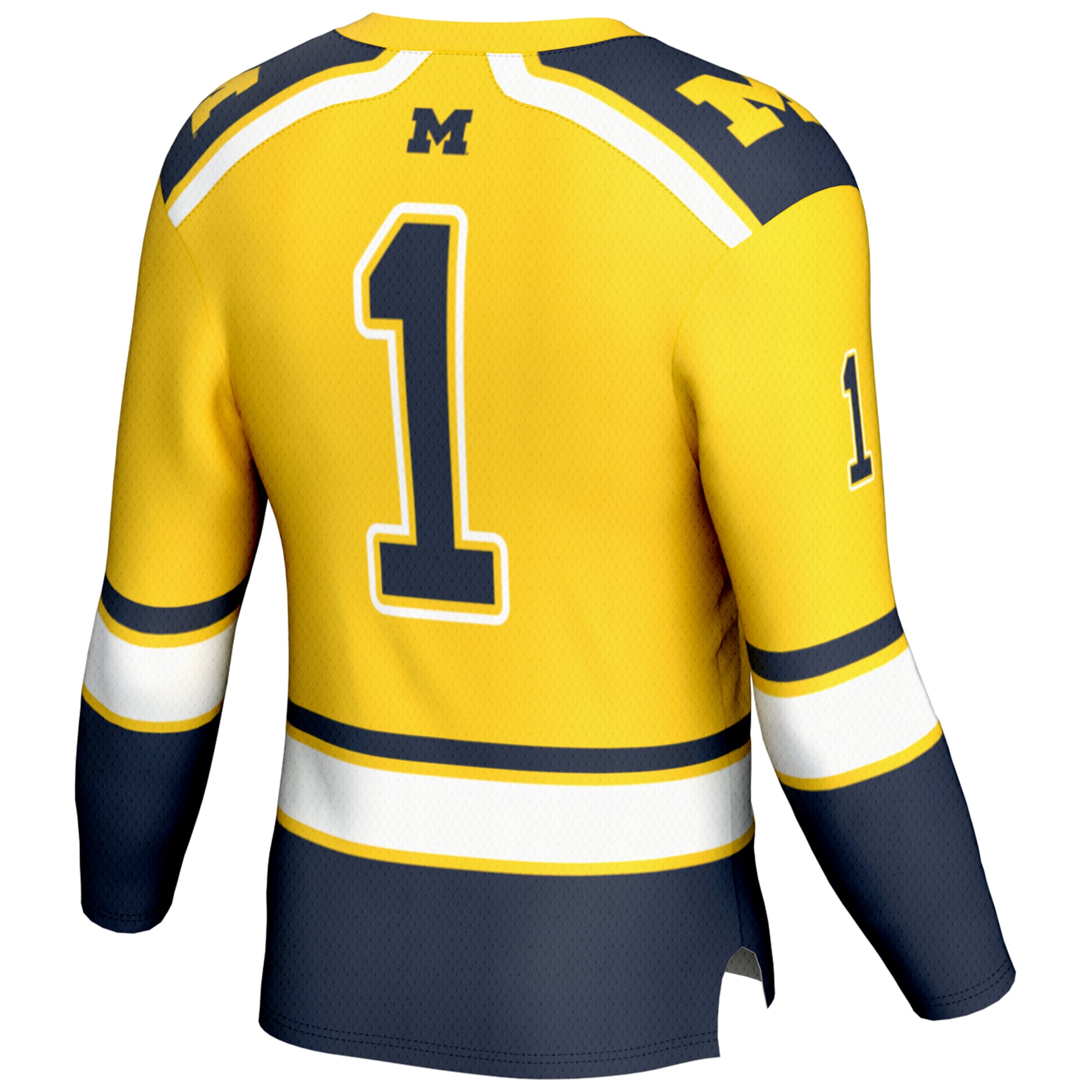 [NJP] Michigan Wolverines GameDay Greats Hockey Jersey - Maize