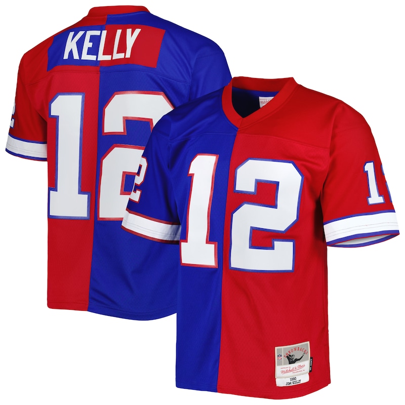 None Jim Kelly Buffalo Bills Powerful Fan Favorite Game Day Wear