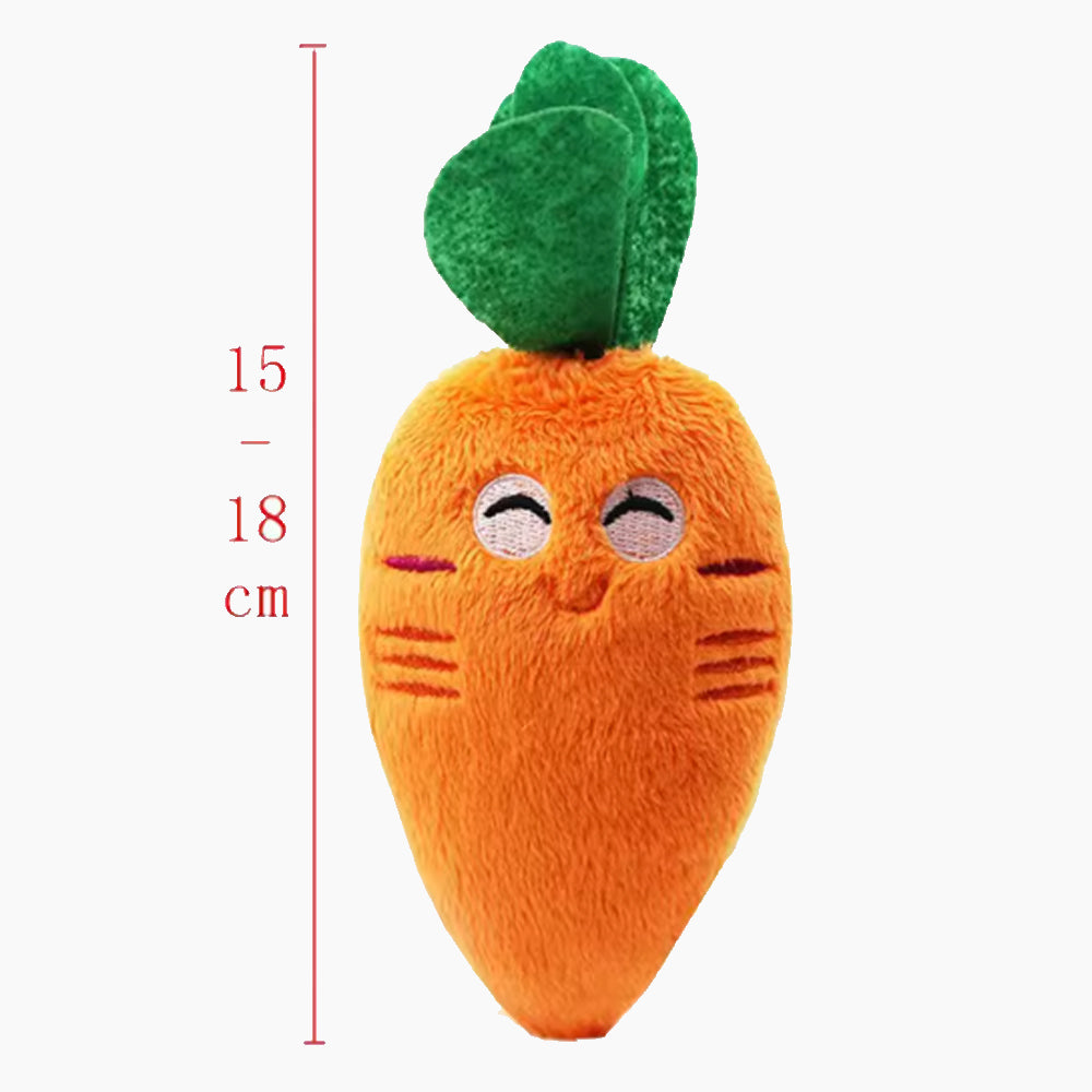 French Bulldog Donkbit Frenchie Plush Toy – Animal Squeaky Chew Toy Fun Dog Toy