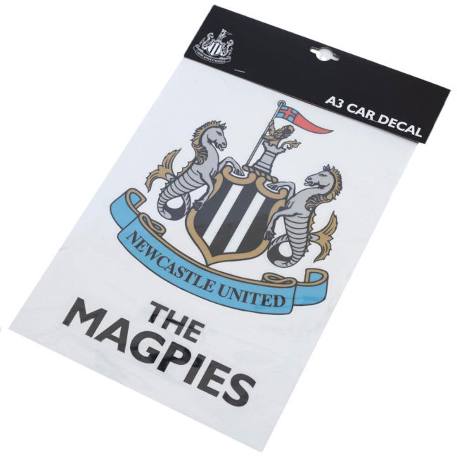 Newcastle United FC A3 Car Decal - game day