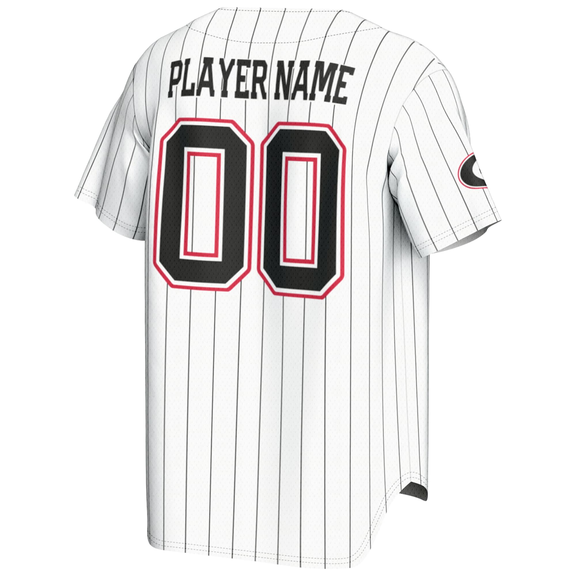 [NJP] Georgia Bulldogs GameDay Greats Youth NIL Pick-A-Player Lightweight Baseball Jersey - White