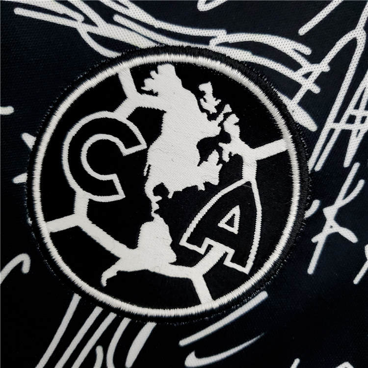 Authentic Club America Soccer Jersey 21-22 Black Football Shirt