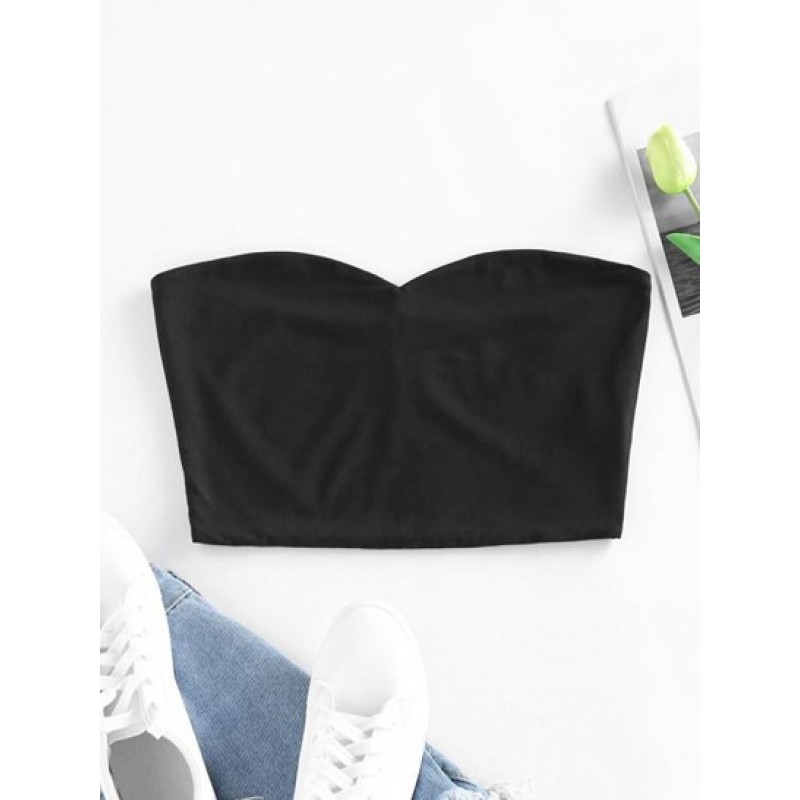 Plain Crop Tube Top YD1585