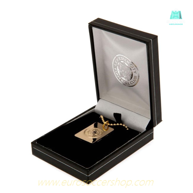 Leicester City FC Gold Plated Dog Tag & Chain