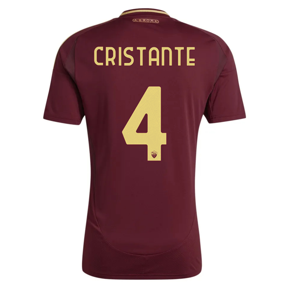 AS Roma 2425 Home Shirt CRISTANTE 4 - Official Replica 10423