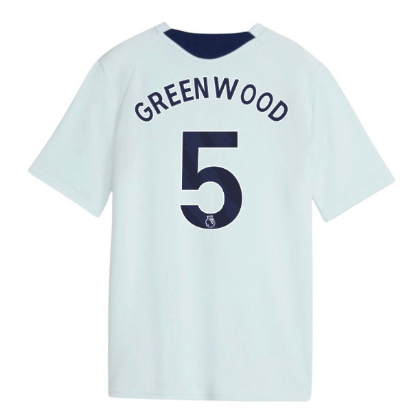 [DDJ] 2026-2027 Man City Training Jersey (Dewdrop) - Kids (Greenwood 5)