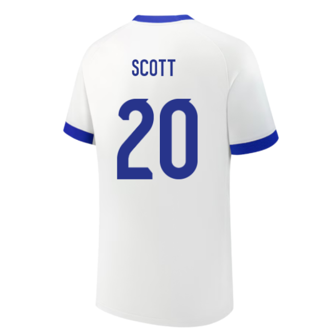 Womens England First Team Elite Quality Home Pro Shirt (SCOTT 20)