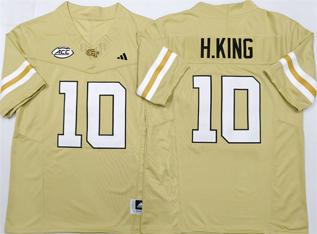 Men's None Yellow 2024 home jersey Haynes King #10 moisture wicking