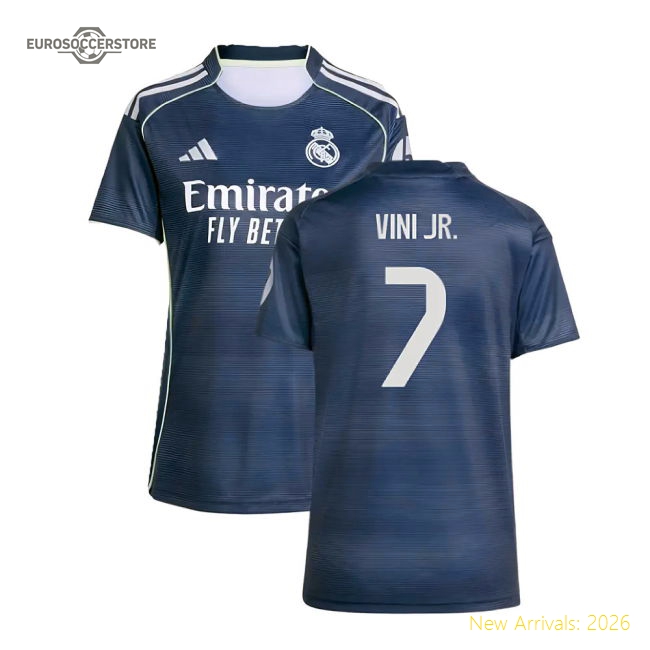 2025-2026 Football Team Womens Stylish Vini Jr. Jersey Smart Fabric