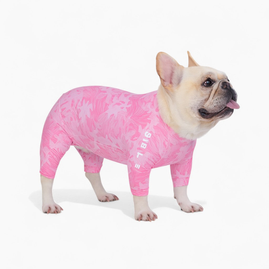 Frenchie Calming Pajamas – Breathable Full-Body Dog Swimwear