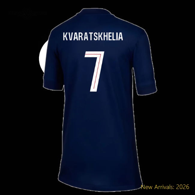 2025-2026 Football Team Kids Child-friendly Jersey Kvaratskhelia
