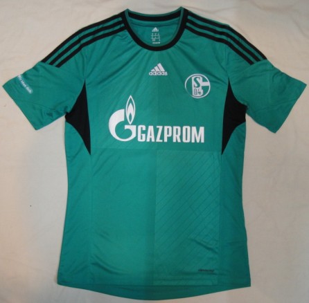 High Performance 13-14 Schalke 04 Away Green Jersey Shirt