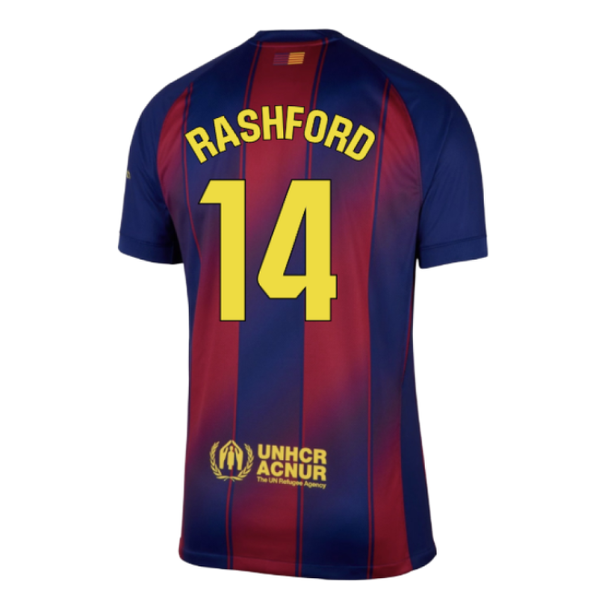 Barcelona Laliga Santander Rashford Home Elite Jersey Nike Dri-fit