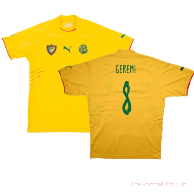Cameroon 2004-06 Away Shirt (XL) (Mint) (Geremi 8)
