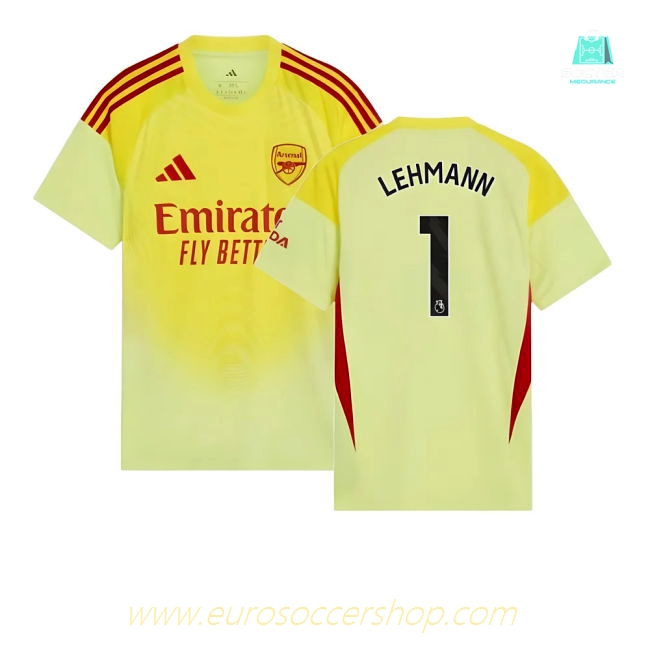 2025-2026 Arsenal Home Goalkeeper Shirt (Yellow) (Lehmann 1)