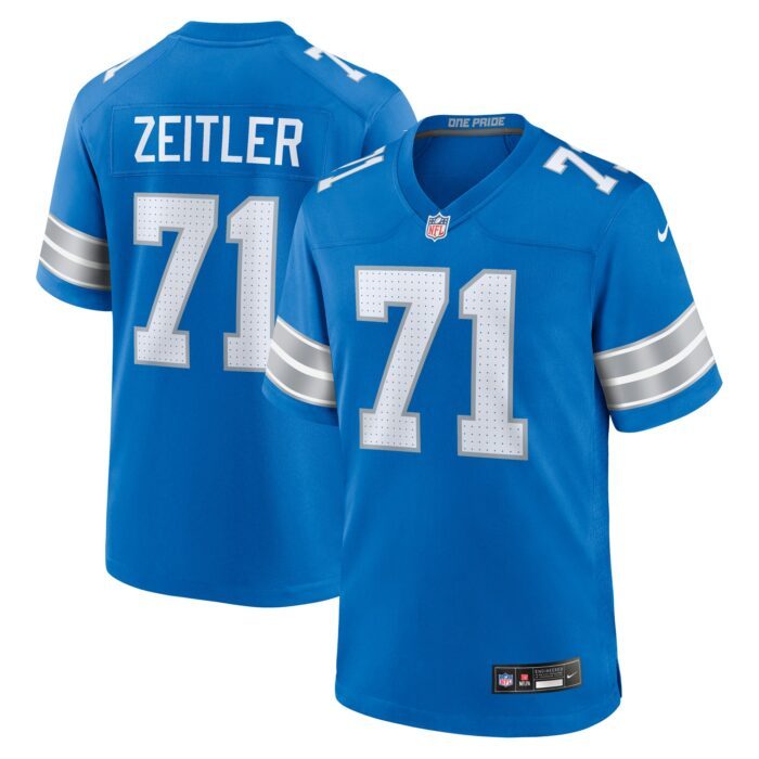 None Men's DET Lions Retro Official Jersey Football Apparel