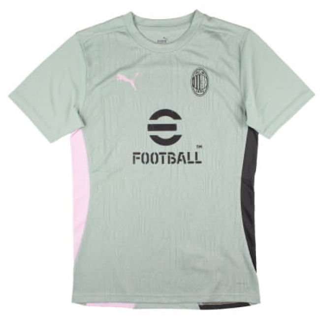 Pro Series Acm Ac Milan Training Shirt Green Fog Abraham #9 New Re...