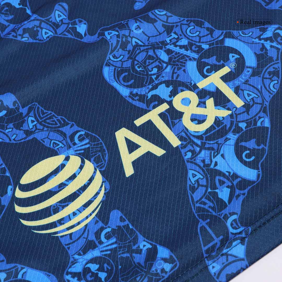 Kid's Club America Away Soccer Jersey Kit(Jersey+Shorts) 2024/25Authen