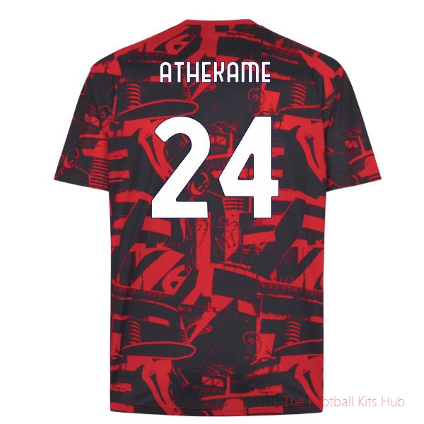 2026-2027 AC Milan Warm-Up Jersey Athekame #24 Football Kit