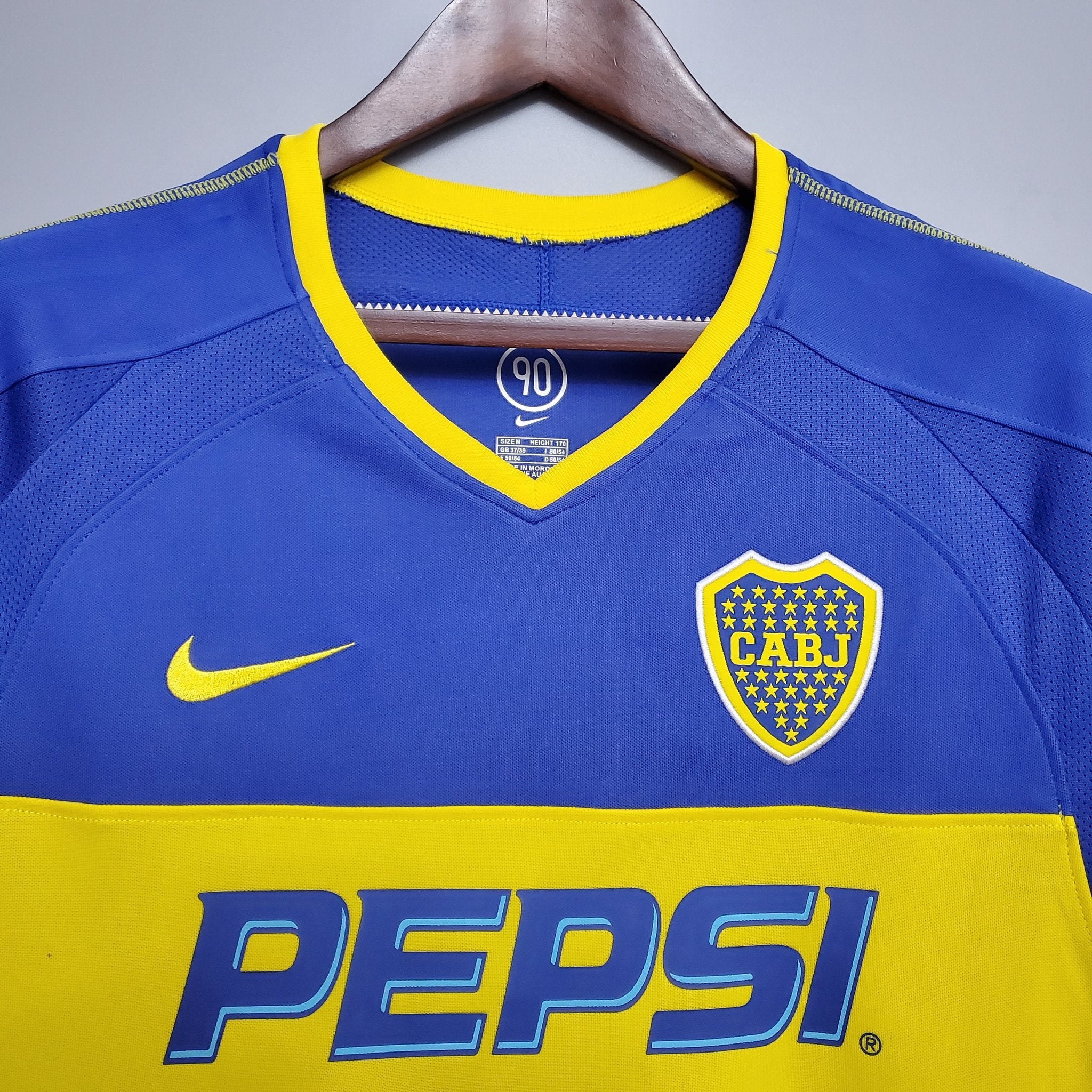 2003-2004 Boca Juniors Home kit – long sleeves