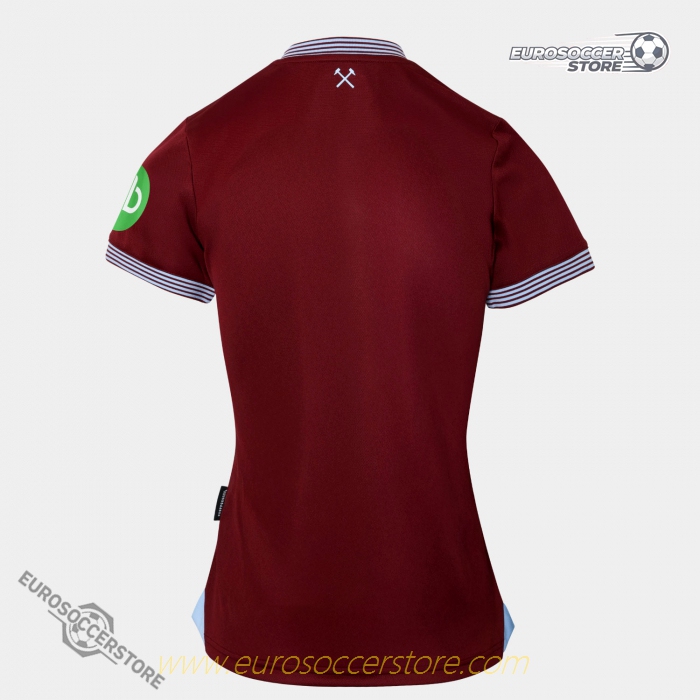 West Ham United Home Women's Jersey for the 25-26 Season
