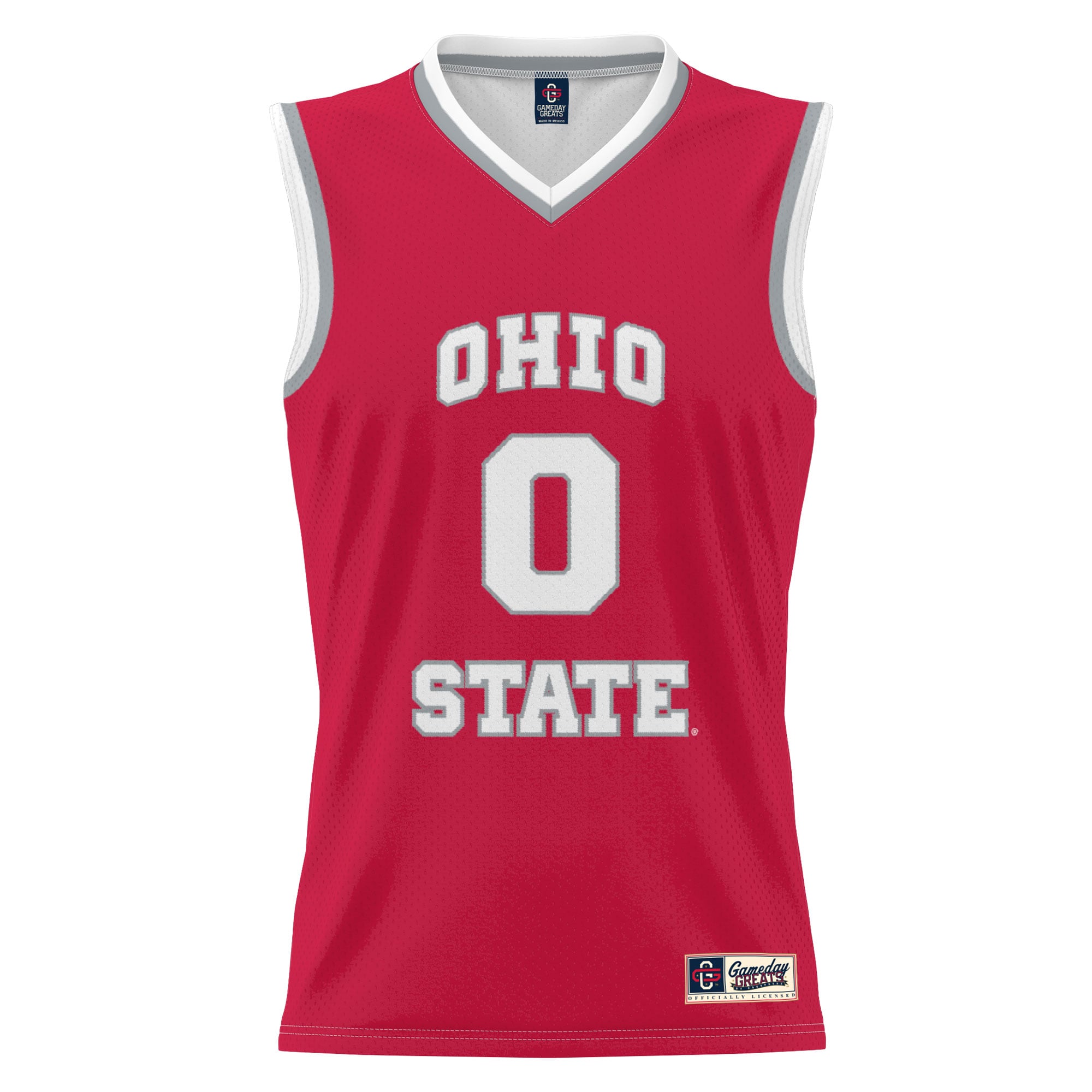 [DDG] Ohio State Buckeyes GameDay Greats Youth Lightweight Women's Basketball Fashion Jersey - Scarlet