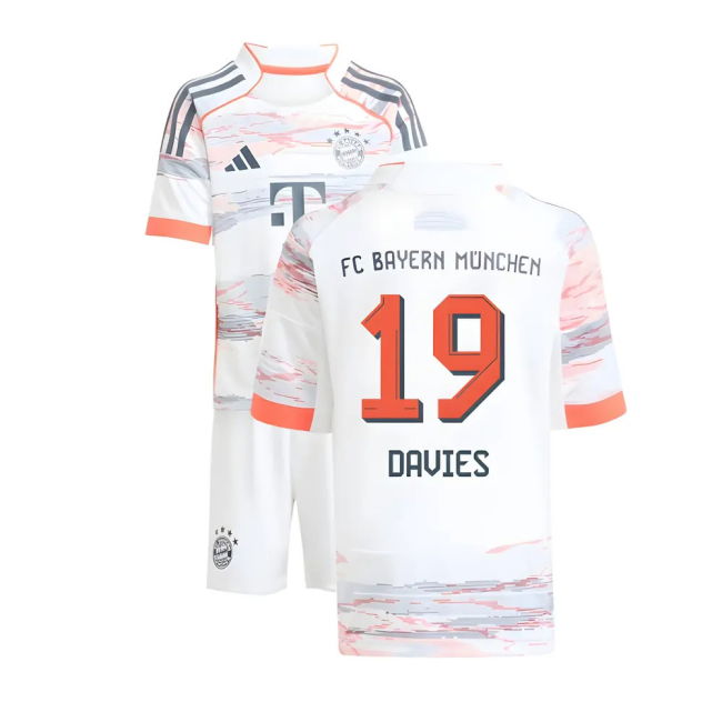2025-2026 Bayern Munich Away Top Quality Kit (Davies 19)