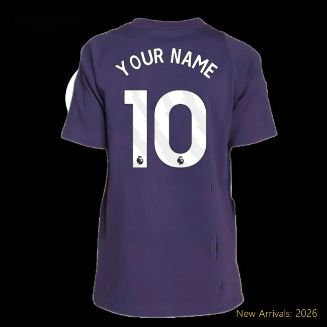 2025-2026 Man Utd Training Tee (Aurora Plum) - Kids (Your Name)