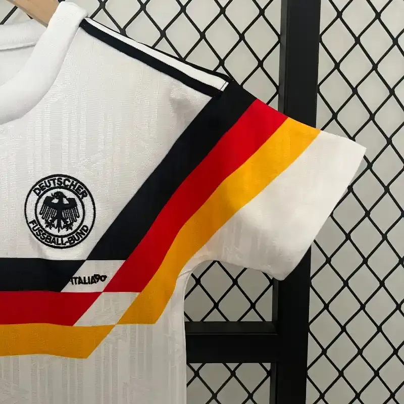 Cheap 1990 Kids Germany Jersey retro kit