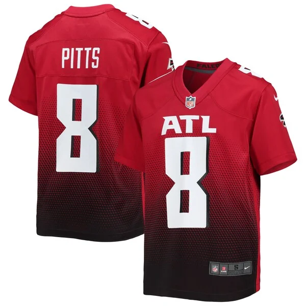 None Kyle Pitts Game Jersey - Red | NFL Player Jersey | NFL Football