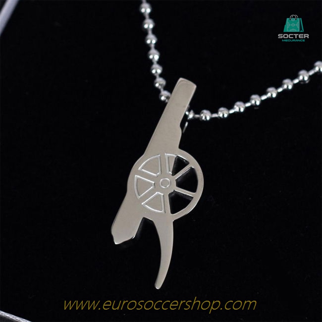 Arsenal FC Stainless Steel Cannon Pendant & Chain