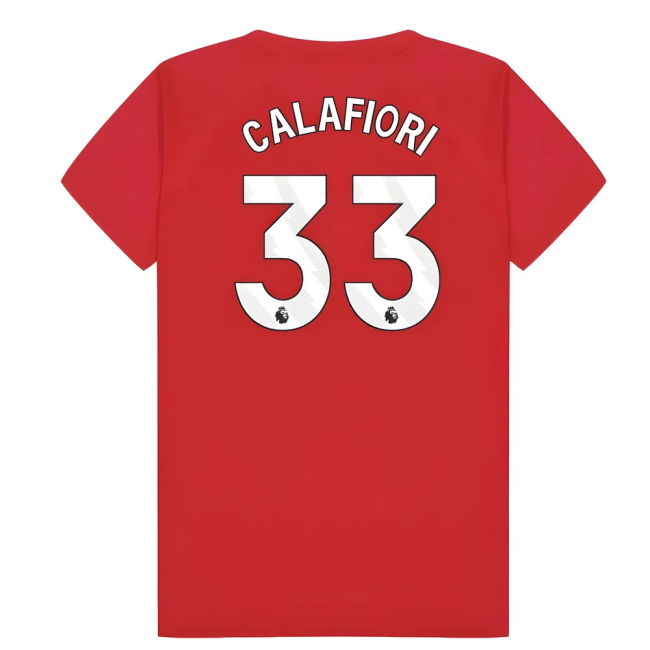 Kids Unique Arsenal Home Exclusive Kit 2025-2026 (Calafiori 33)