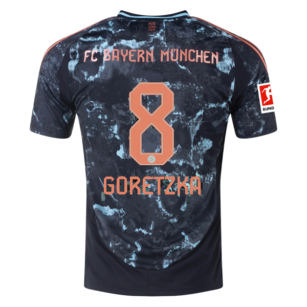 Bayern Munich Goretzka 2024-2025 Bun Away Jersey – Authentic Shirt