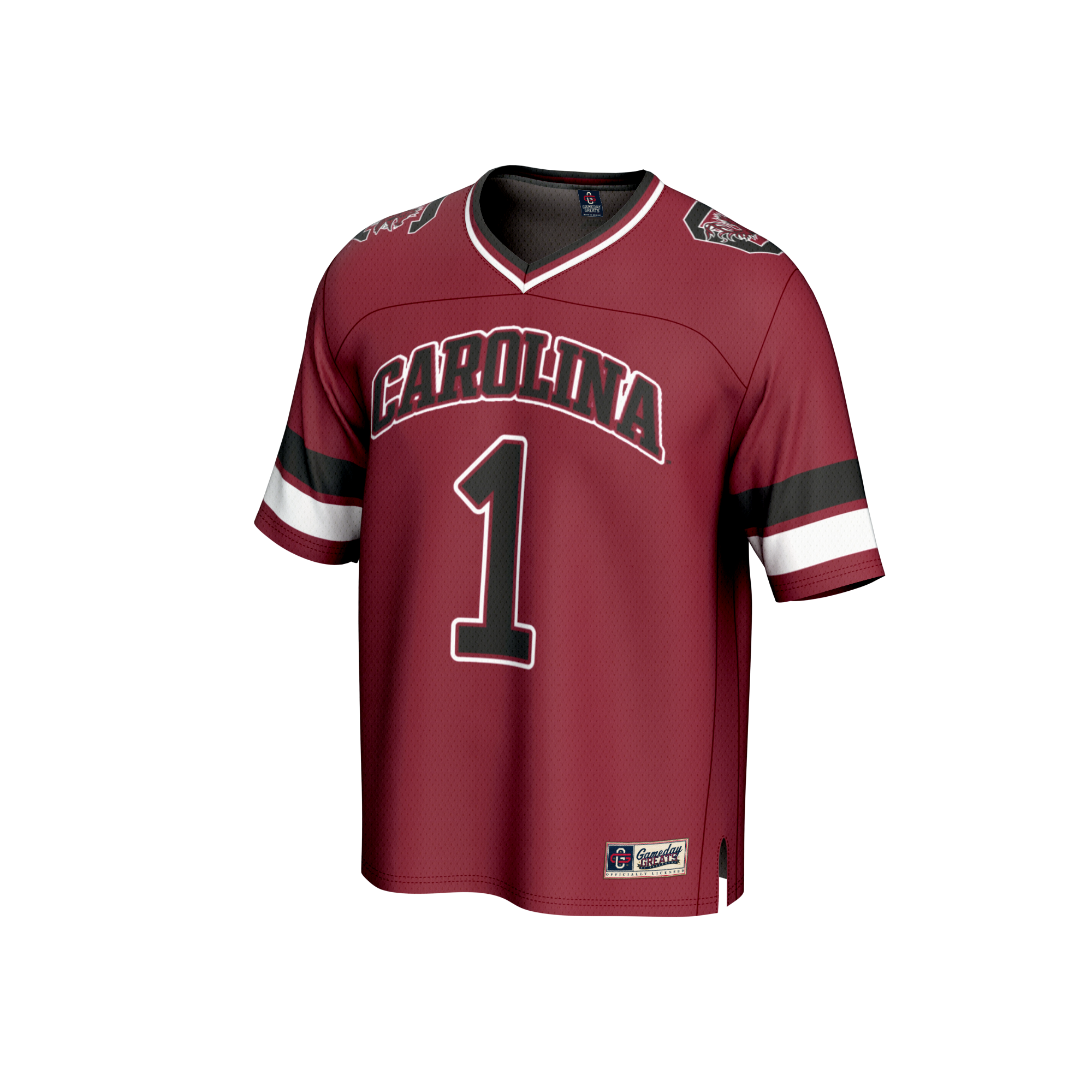 #1 South Carolina Gamecocks GameDay Greats Lightweight Collegiate Football Fashion 26/27 Football Jersey - Garnet