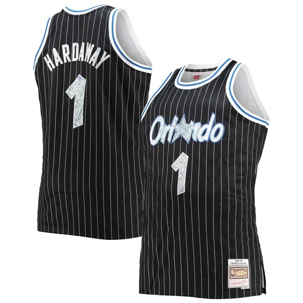 Penny Hardaway ORL Swingman Jersey - high-quality vintage - Black