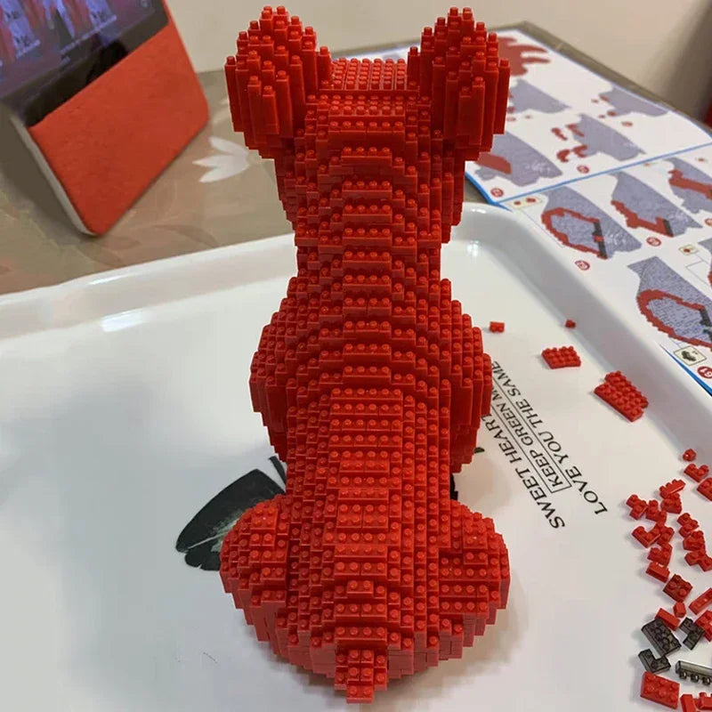 BrickLens Eyeglasses Frenchie Style Mini Diamond Blocks Building Set