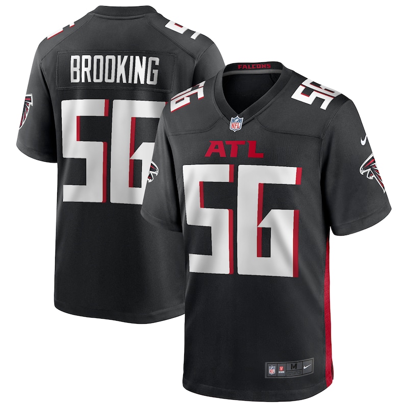 None Keith Brooking All-Pro ATL Falcons Top-Grade Jersey for NFL Fans