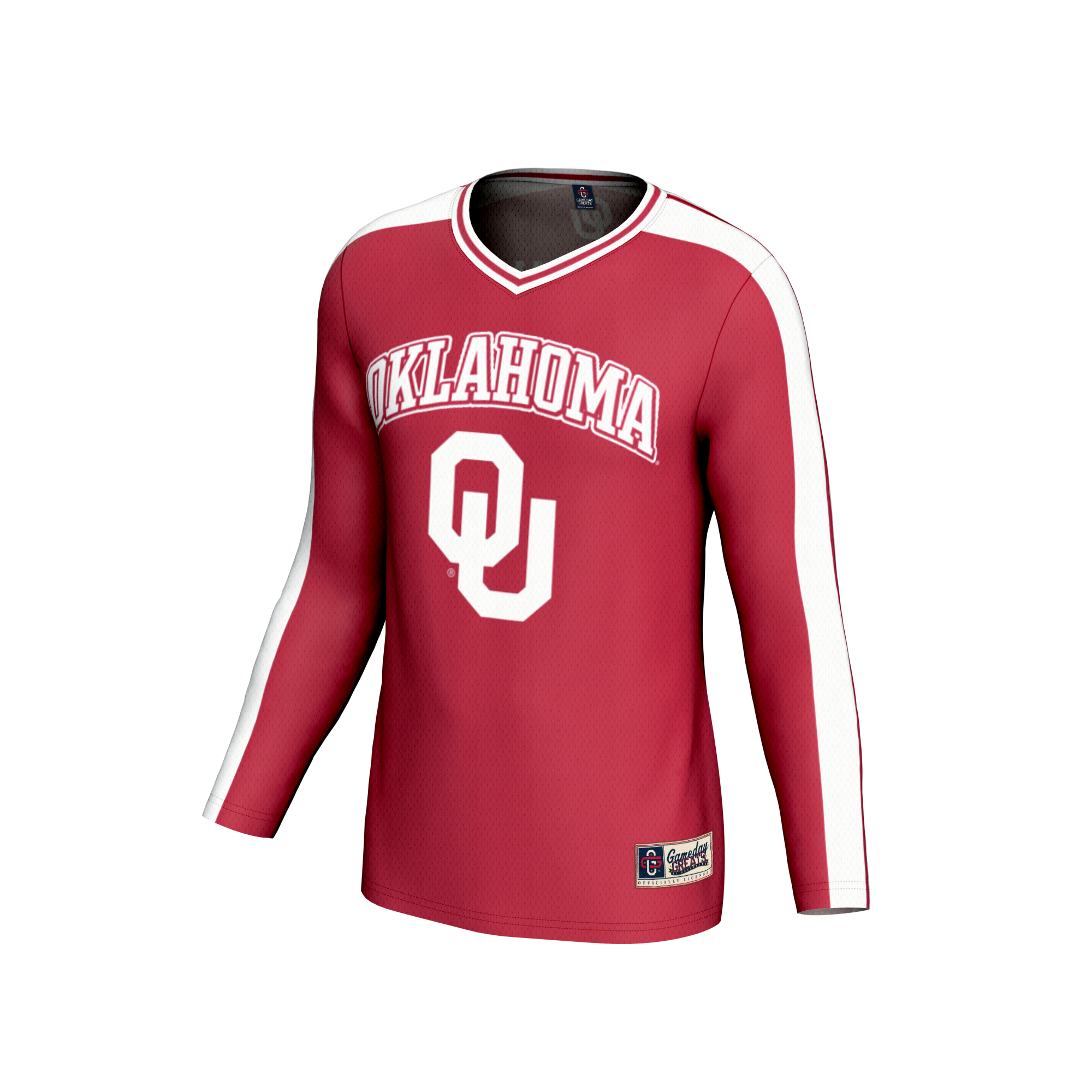 [DDG] Oklahoma Sooners GameDay Greats Youth NIL Pick-A-Player Collegiate Women's Volleyball Lightweight Fashion Jersey - Crimson