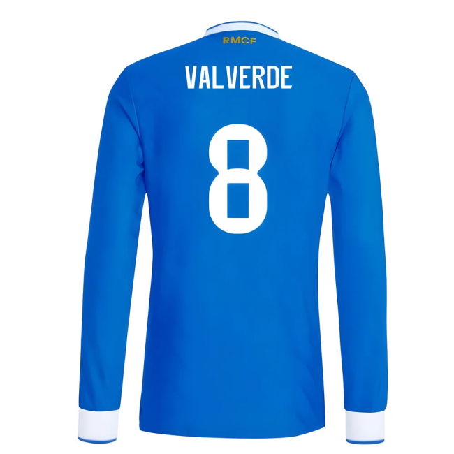 Camiseta Real Madrid 2025-2026 Tercer Hombres - Oficial Con Valverde 8