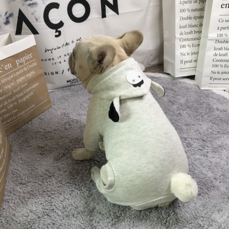 Fashion-Forward Snugfur French Bulldog Winter Cloth Jumpsuit Pajamas ...