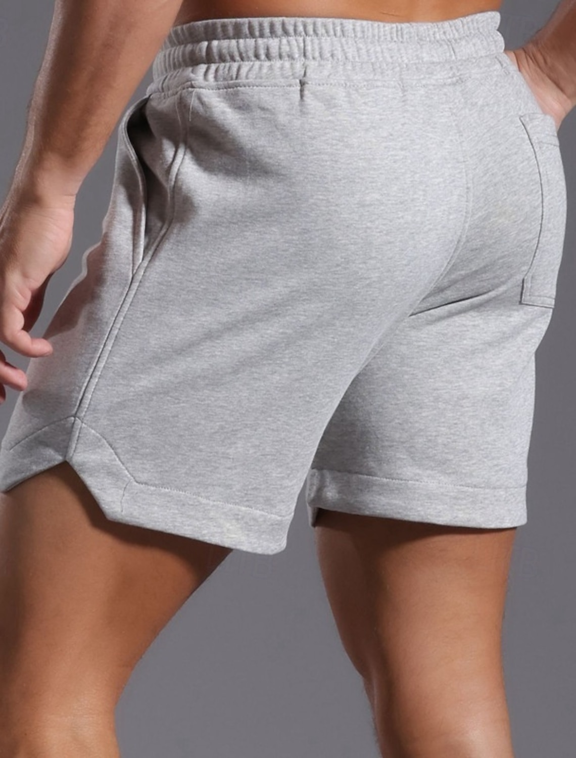Men's Athletic Shorts Sweat Shorts Shorts Summer Shorts Pocket Drawstring Elastic Waist Plain Comfort Breathable Short Outdoor Sports Classic Casual Black White Micro-elastic