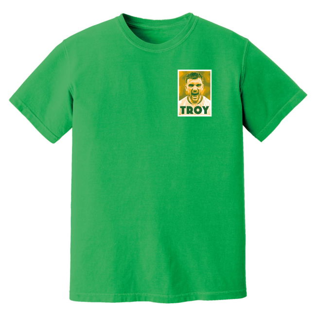 Troy Parrott Number 7 T-Shirt (Green) Premium Official Netherlands