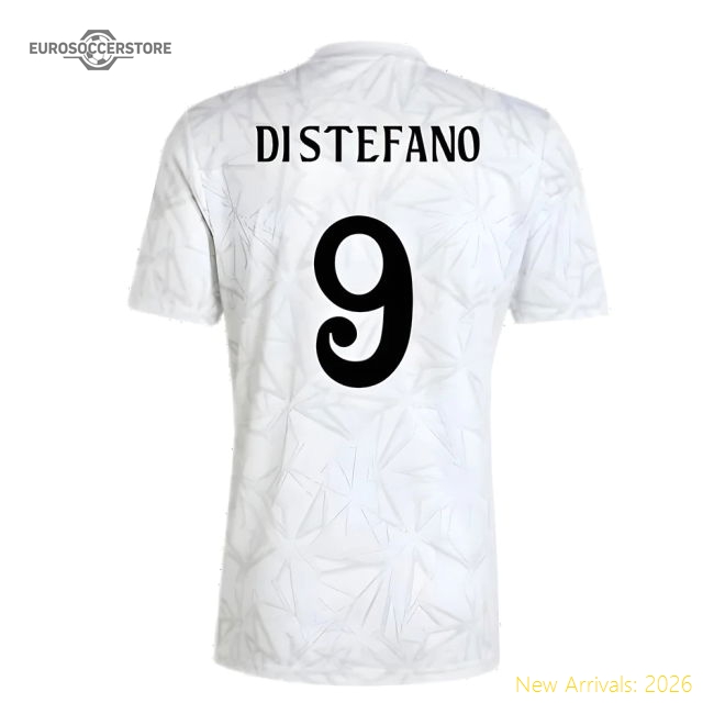 Trending 2024-2025 Real Madrid Pre-Match Shirt (White) (Di Stefano 9)
