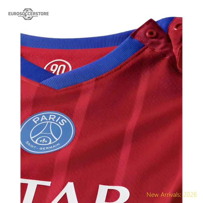 Match-Day Genuine 2025-2026 Psg Third Baby Kit