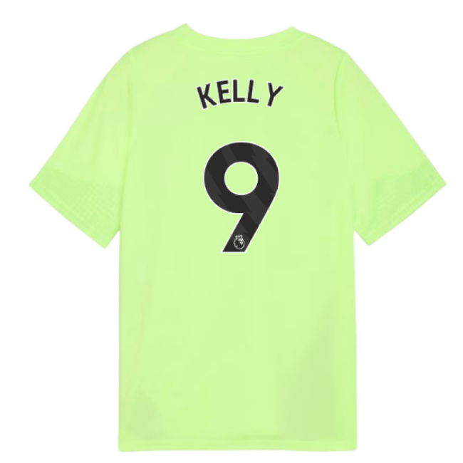 2025-2026 Man City Training Shirt Fizzy Apple - Kids Kelly 9