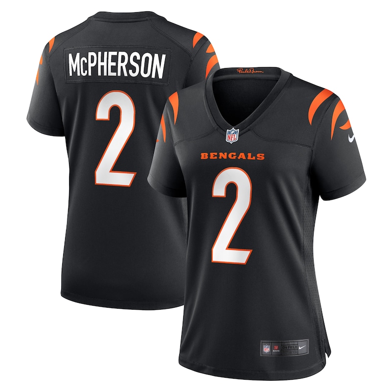 None Evan McPherson CIN Bengals Sleek Top-Grade Jersey Football Appare