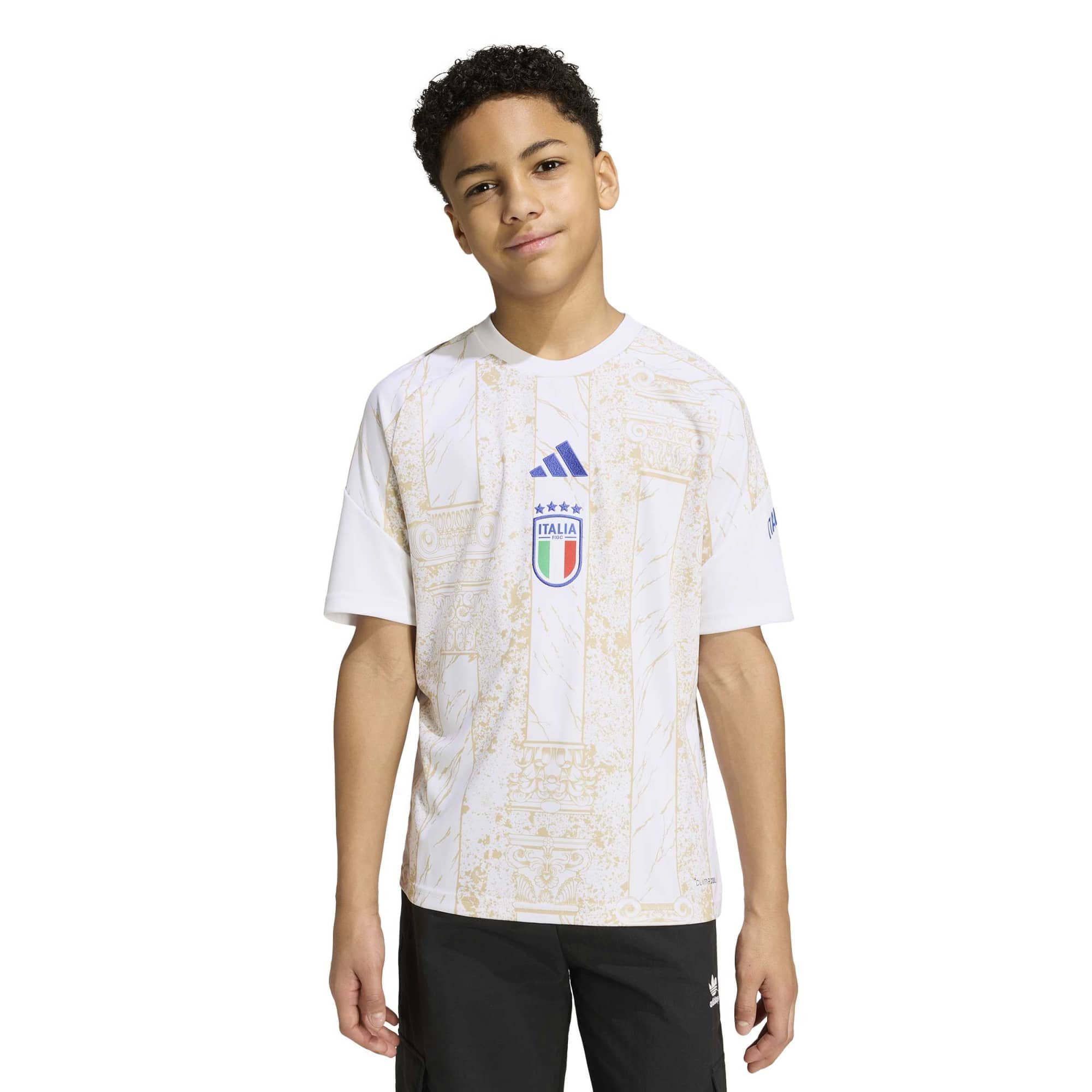 [LK] Italy National Team Youth 2026 Pre-Match Jersey Top - White