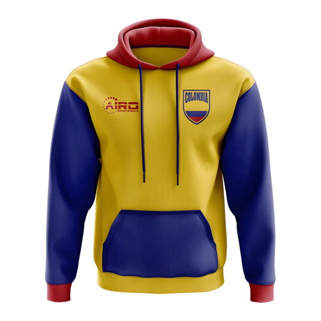 National Colombia Concept Country Football Hoody (Yellow)