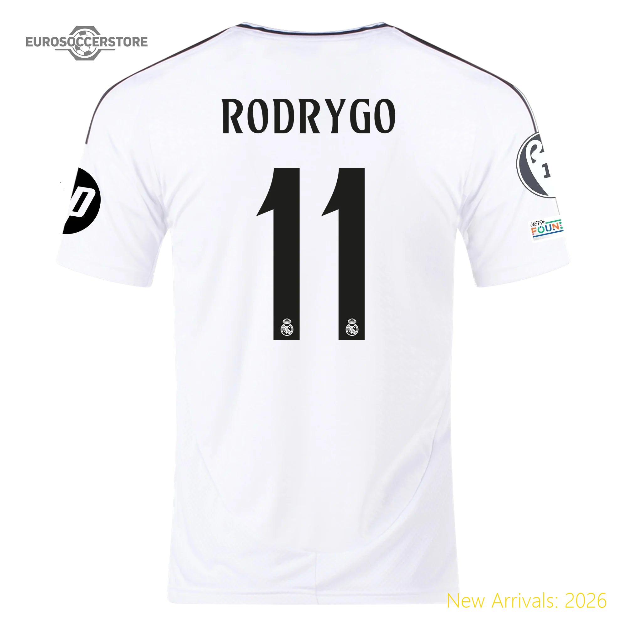 Eye-catching Men Durable Rma Hall Of Famer Home Jersey 2023